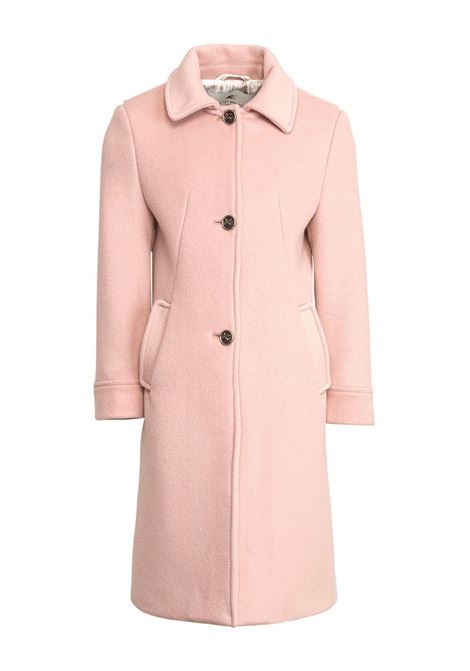 ETRO KIDS Cappotto Monopetto In Cashmere Rosa - ETRO KIDS Sconti VIP