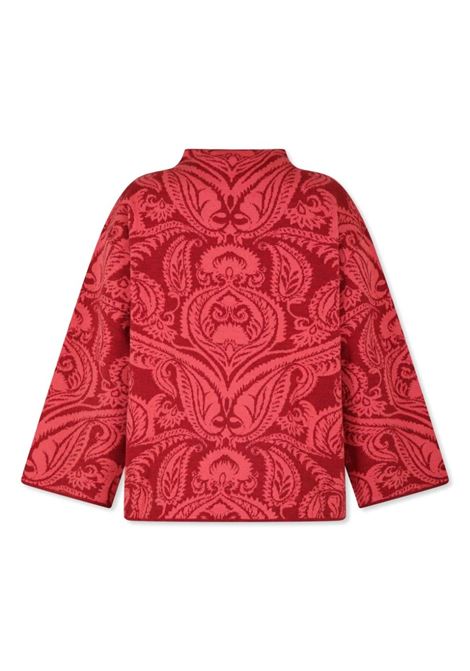 ETRO KIDS Poncho Paisley Rosso - ETRO KIDS Prezzo basso