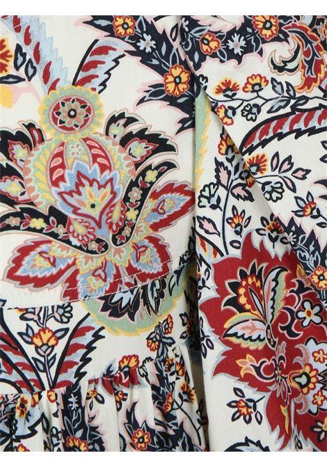 ETRO KIDS Abito Midi Con Stampa Paisley Floreale All-Over - ETRO KIDS Rilascio limitato