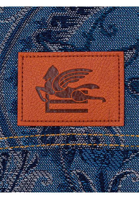 ETRO KIDS Giacca In Denim Blu Con Motivi Paisley All-Over - ETRO KIDS ACQUISTA ORA