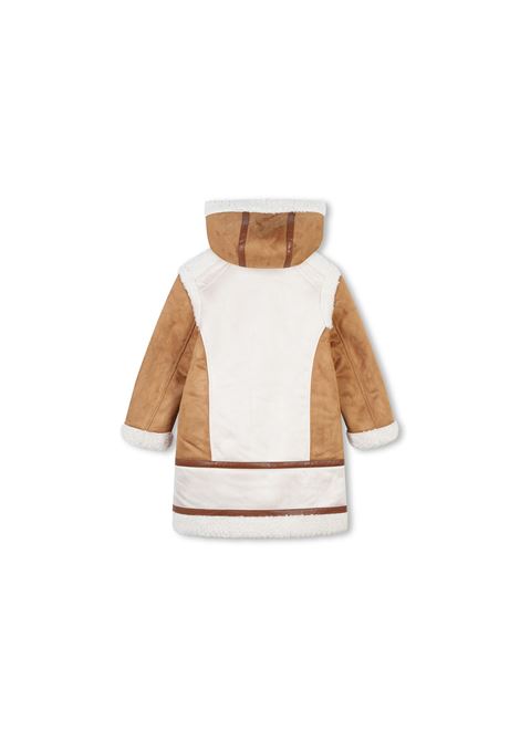 CHLOÉ KIDS Cappotto Bicolore Con Effetto Shearling - CHLOÉ KIDS Promozione temporanea