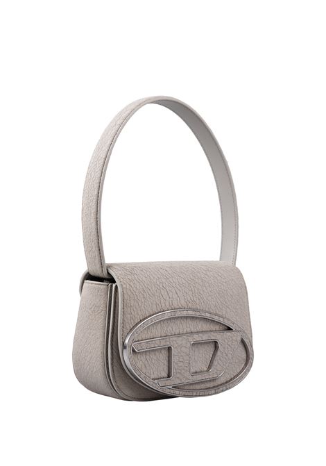 DIESEL Borsa 1DR In Pelle Arida Grigia - DIESEL Enormi sconti