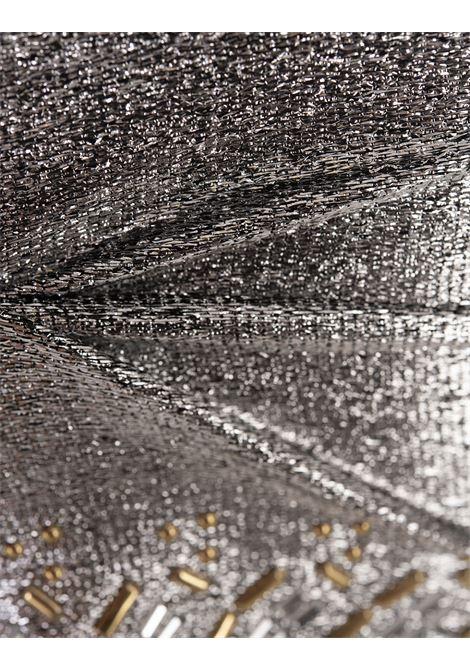 RABANNE Top Crop In Lame' Argento Con Borchie - RABANNE Black Friday Prezzi