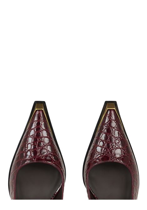 ETRO Sandali Platform Mary Jane In Pelle Stampata Nera - ETRO Vendita
