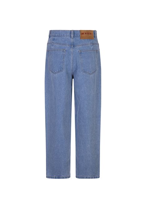 MARNI Jeans Carrot In Denim Biologioco Blu Cobalto - MARNI Soddisfazione Garantita