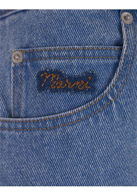 MARNI Jeans Carrot In Denim Biologioco Blu Cobalto - MARNI Soddisfazione Garantita