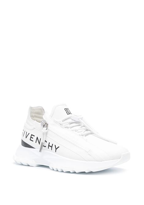 GIVENCHY Sneakers Da Running Spectre In Pelle Bianca Con Zip - GIVENCHY Affare Del Giorno