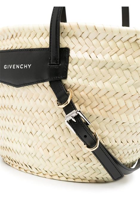 GIVENCHY Cesto Voyou Piccolo In Rafia Nero - GIVENCHY Economico