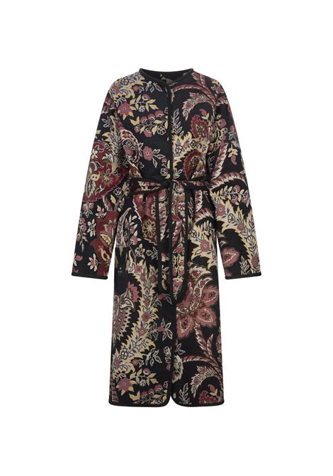 ETRO Cappotto Reversibile In Ciniglia Jacquard Multicolore - ETRO Online