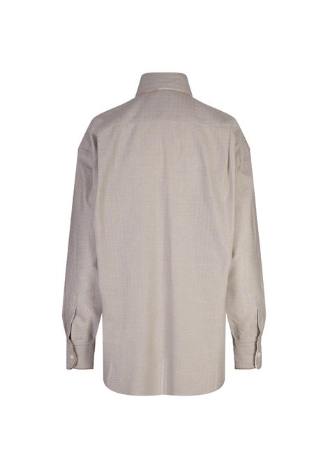 ETRO Camicia Over Jacquard Grigia - ETRO In Vendita