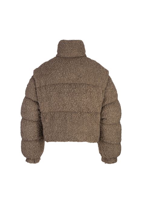 MONCLER Piumino 2 in 1 in Tweed Cytinelle Beige - MONCLER Vendita Economica