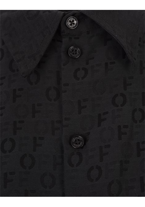 OFF-WHITE Mini Abito Monogram Jacquard Twisted Nero - OFF-WHITE Prezzo di fabbrica