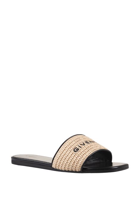 GIVENCHY Sandali Bassi 4G In Rafia Naturale - GIVENCHY Grande vendita