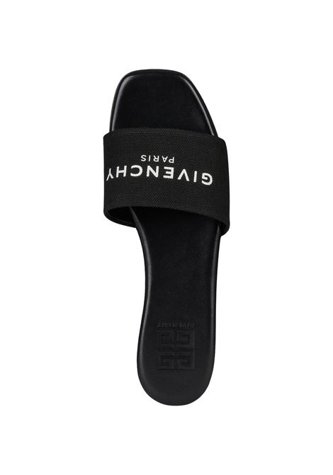 GIVENCHY Mule Piatte 4G In Tela Nera - GIVENCHY Flash Sale