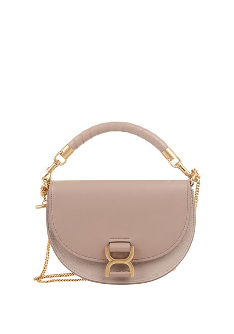 CHLOÉ Borsa Con Patta e Catena Marcie In Woodrose - CHLOÉ Offerta Anniversario