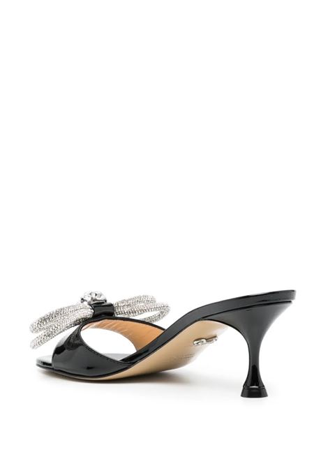 MACH & MACH Mules 65 Double Bow In Pelle Verniciata Nera - MACH & MACH Offerta temporanea