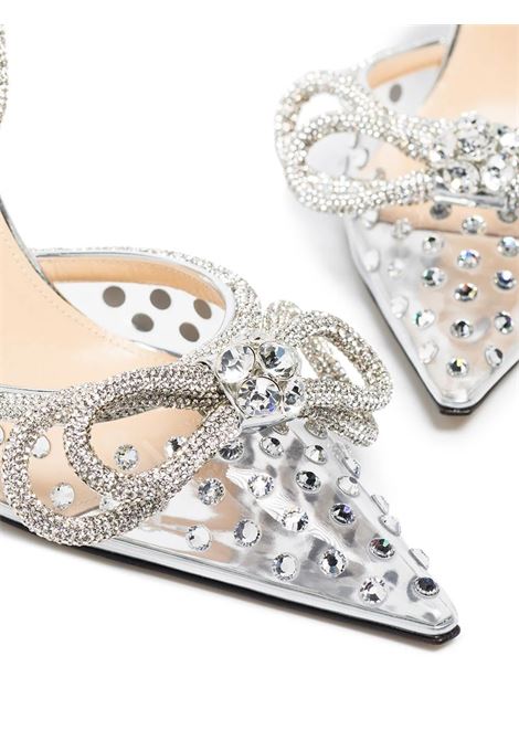 MACH & MACH Slingback Double Bow 100 mm Decorata Con Cristalli - MACH & MACH Grandi sconti