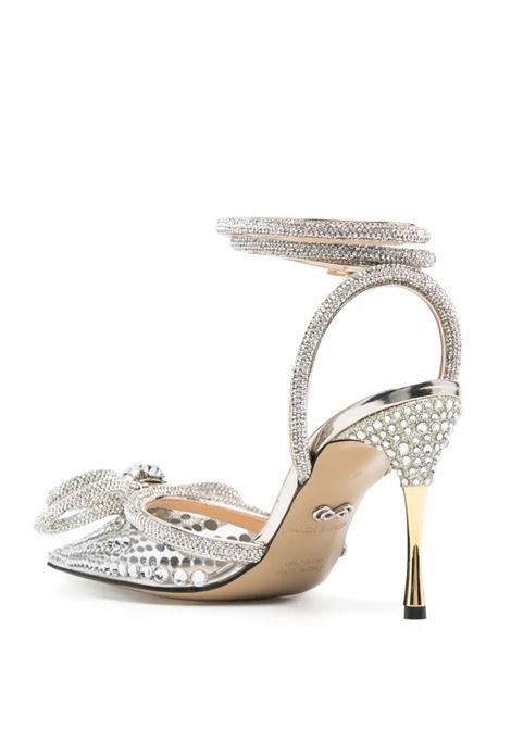 MACH & MACH Slingback Double Bow 100 mm Gold Con Cristalli - MACH & MACH Nuovi prodotti