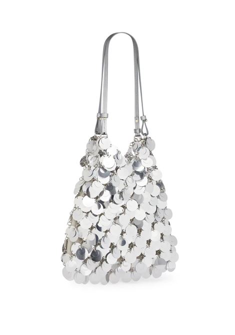 RABANNE Borsa Grande Sparkle Discs In Argento - RABANNE Liquidazione