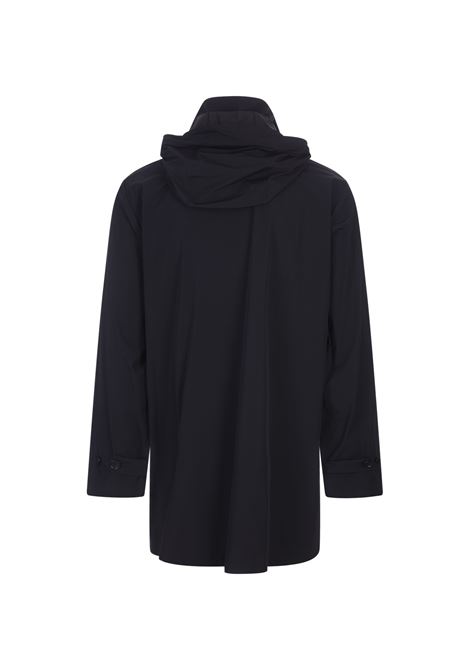 ASPESI Impermeabile In Nylon Stretch Blu Navy - ASPESI Offerte speciali