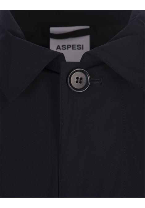 ASPESI Impermeabile In Nylon Stretch Blu Navy - ASPESI Offerte speciali