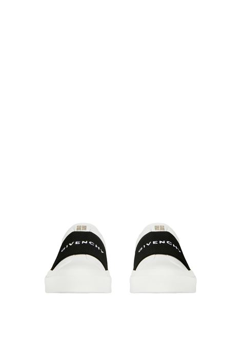 GIVENCHY Sneakers City Sport Bianche Con Fascia GIVENCHY Nera - GIVENCHY Sconti VIP