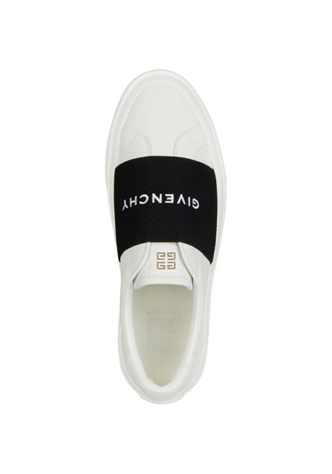 GIVENCHY Sneakers City Sport Bianche Con Fascia GIVENCHY Nera - GIVENCHY Sconti VIP