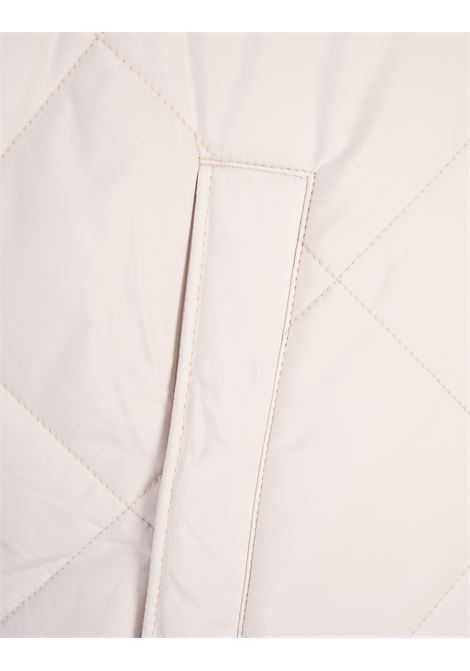 BOSS Gilet Idrorepellente Bianco Con Impunture a Rombi - BOSS Prezzo basso