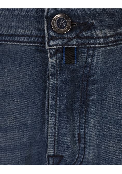 JACOB COHEN Jeans Nick Slim Fit In Denim Super Stretch Blu Scuro - JACOB COHEN Super Saving Price