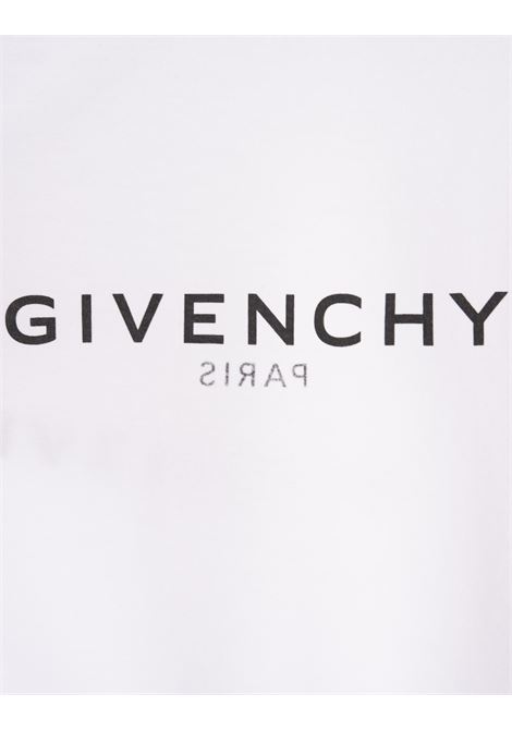 GIVENCHY T-Shirt Slim Fit GIVENCHY Reverse Bianca - GIVENCHY Ritorno libero