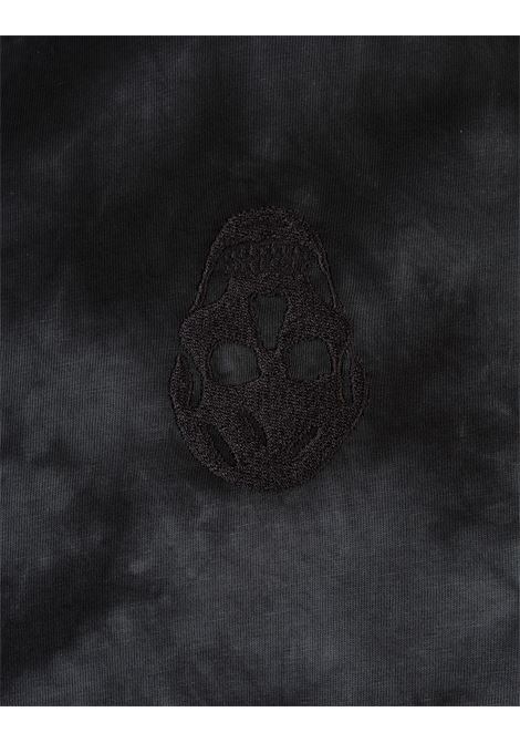 ALEXANDER MCQUEEN T-Shirt Washed in Nero - ALEXANDER MCQUEEN Rilascio limitato