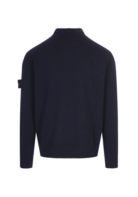 STONE ISLAND Pullover a Girocollo In Lana Blu Navy - STONE ISLAND Ultimi tre giorni