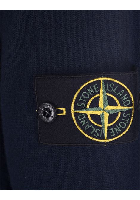 STONE ISLAND Pullover a Girocollo In Lana Blu Navy - STONE ISLAND Ultimi tre giorni