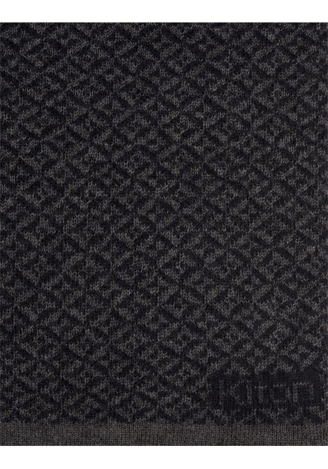 KITON Sciarpa In Cashmere Blu Con Motivo Jacquard - KITON Ultimo giorno