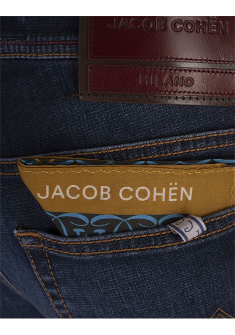 JACOB COHEN Jeans Nick Slim Fit In Denim Blu Scuro - JACOB COHEN Offerta speciale della fabbrica