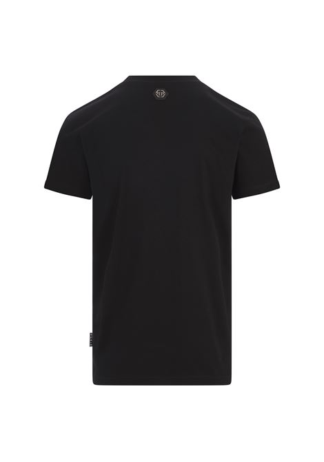 PHILIPP PLEIN T-Shirt Round Neck SS Skull Nera - PHILIPP PLEIN In vendita