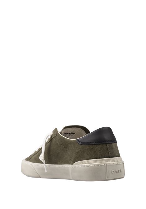 D.A.T.E. Sneakers Hill Low In Suede Verde Militare - D.A.T.E Italy