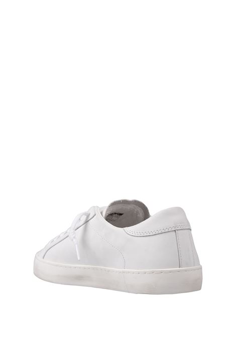 D.A.T.E. Sneakers Hill Low In Pelle Bianca - D.A.T.E Italia