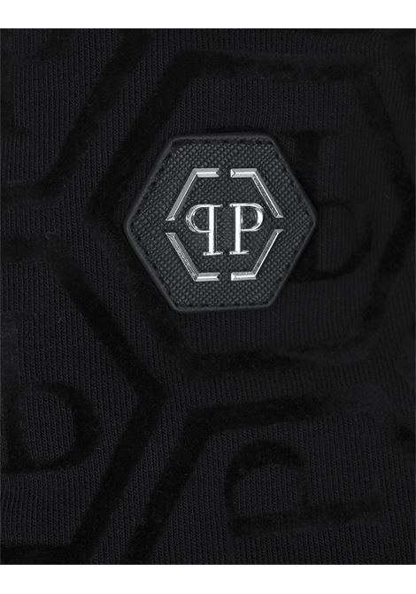 PHILIPP PLEIN Jogging Set Hoodie/Trousers With Jacquard Inserts Monogram - PHILIPP PLEIN Nuovo
