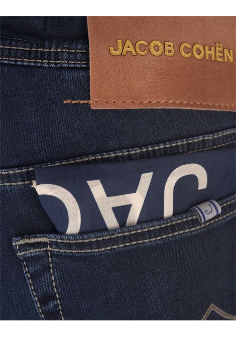 JACOB COHEN Jeans Slim Fit Nick In Denim Blu Medio - JACOB COHEN Qualità Garantita