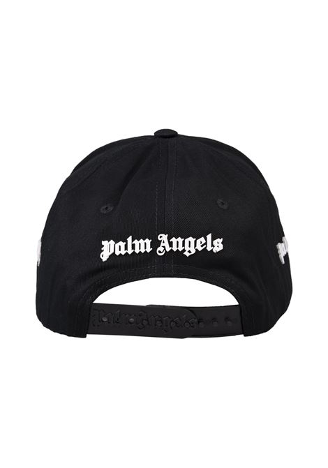 PALM ANGELS Cappello Da Baseball Nero Con Logo - PALM ANGELS Consegna Veloce