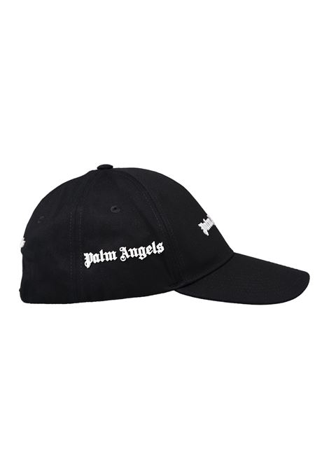 PALM ANGELS Cappello Da Baseball Nero Con Logo - PALM ANGELS Consegna Veloce
