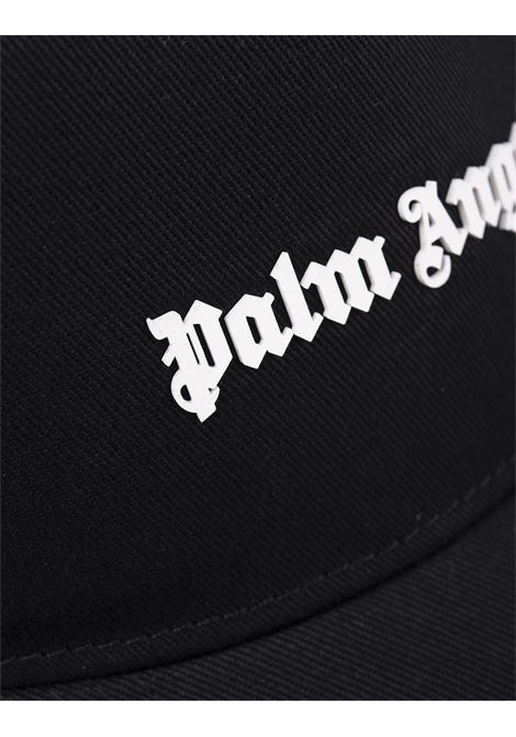 PALM ANGELS Cappello Da Baseball Nero Con Logo - PALM ANGELS Consegna Veloce
