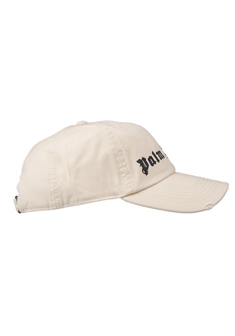 PALM ANGELS Cappello Da Baseball Beige Chiaro Con Logo e Monogramma - PALM ANGELS Fino Al -60%