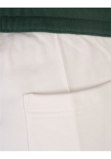 CASABLANCA Joggers Bianchi Blu e Verde Con Patch Logo - CASABLANCA Shopping Online