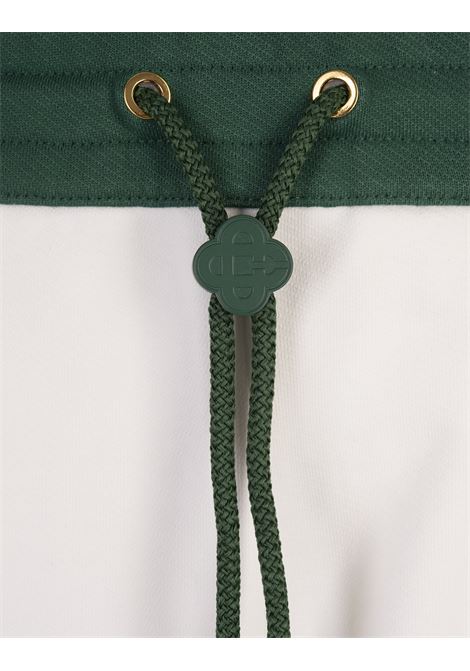 CASABLANCA Joggers Bianchi Blu e Verde Con Patch Logo - CASABLANCA Shopping Online