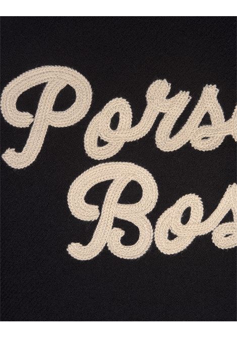 BOSS Giubbotto Porsche x BOSS Nero In Lana e Pelle - BOSS Affare Del Giorno