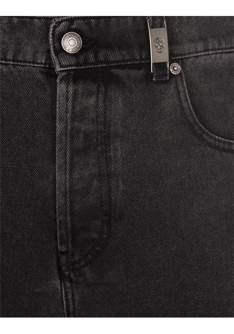 ALEXANDER MCQUEEN Jeans Baggy Grigi - ALEXANDER MCQUEEN Moda