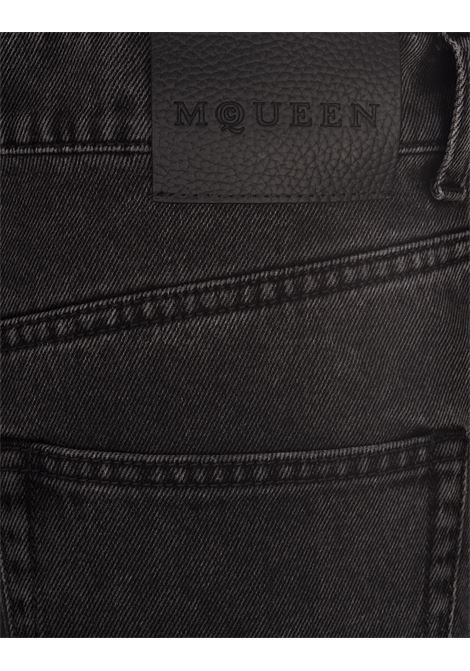 ALEXANDER MCQUEEN Jeans Baggy Grigi - ALEXANDER MCQUEEN Moda