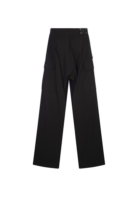 ALEXANDER MCQUEEN Pantaloni Cargo Con Piega in Nero - ALEXANDER MCQUEEN Spedizione gratuita